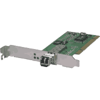 0961298  PCI Gigabit Ethernet LWL Adapter mit 1000Base-X SFP Steckplatz 