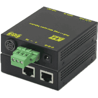 Gigabit Ethernet PoE Power over Ethernet injector according to IEEE 802.3af and IEEE 802.3at, as well as proprietary PoE with up to 90W, supports all 5 PoE power classes and 10/100/1000 MBit/s 1000Base-T Gigabit Ethernet, operating voltage +45V up to +57V DC, operating temperature -30°C up to 70°C. Fanless metal case.