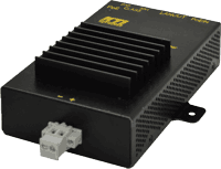 Industrial Gigabit Ethernet 1000Base-T Power over Ethernet splitter according to IEEE 802.3bt standard, output voltage and max. wattage see selection box, metal case, dimensions LxWxH 110x43.3x142mm, operating temperature -40°C..+70°C, DIN rail mountable or wall mounting, FCC Class A, CE Mark Class A, IEC60950-1 safety, IEC 60068-2-27 Shock, IEC 60068-2-64 Vibration.