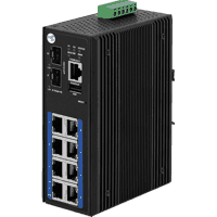 12963220  Industrial Ethernet Switch 2x 10GbE SFP+ und 8x GbE RJ-45 PoE+ 