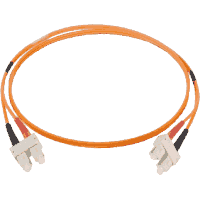 Fiber optic patch cord made-to-order termination simplex, duplex or I-V(ZN)HH (breakout / flat duplex), multimode OM1, OM2, OM3, OM4 or singlemode (monomode) OS2, cut/polish: PC, UPC/HRL or APC angle-polished, connector: ST / BFOC / SC / LC / FC / E2000 / F-SMA - prices requestable in our configurator.