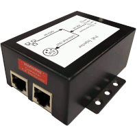 PoE injector 5 Gigabit Ethernet IN:12V/24V DC OUT: IEEE 802.3af
